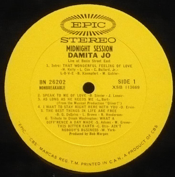 Midnight Session - Live At Basin Street East