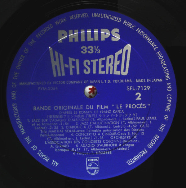 Le Procès (Bande Originale Du Film)