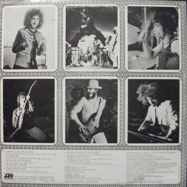 Release: "Live" Full House-Vinyl-US-1975-SD 7241-10164757