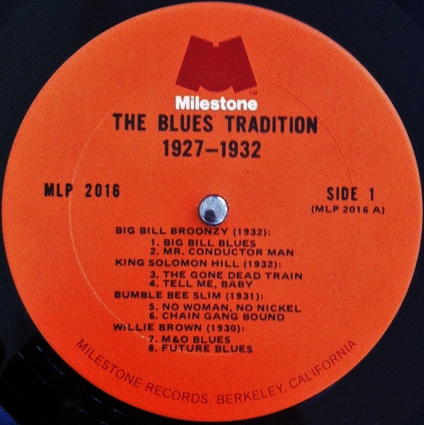 The Blues Tradition 1927-1932