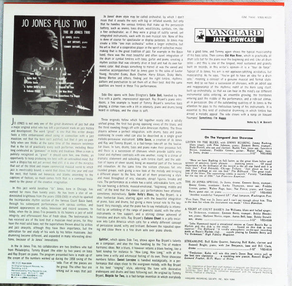 Release: Jo Jones Plus Two-Vinyl-Japan-1990-VRS-8525, KIJJ-2029-16095959
