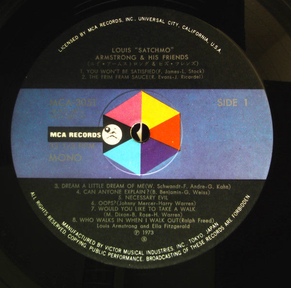 Louis "Satchmo" Armstrong And His Friends