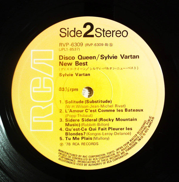 Disco Queen / Sylvie Vartan New Best