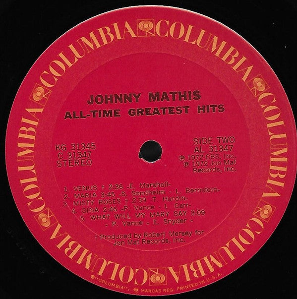 Johnny Mathis' All-Time Greatest Hits