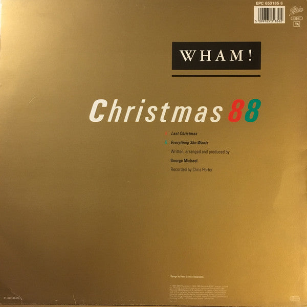 Release: Last Christmas / Everything She Wants-Vinyl-Europe-1988-EPC 653185 6-13318270