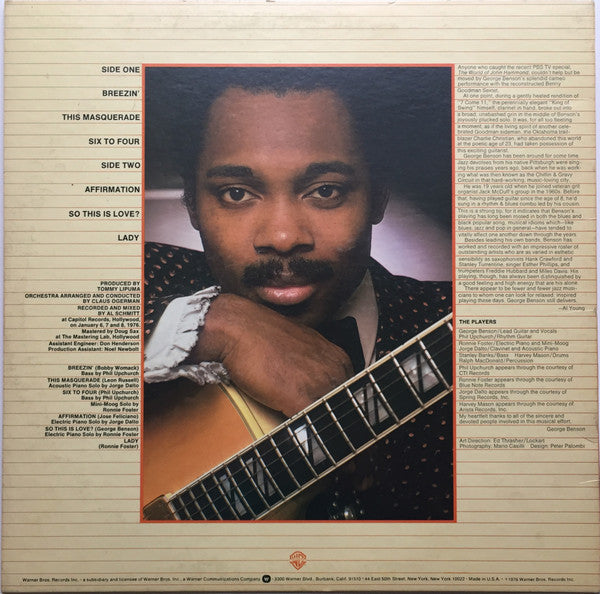 Release: Breezin'-Vinyl-US-1976-BS 2919-11740845