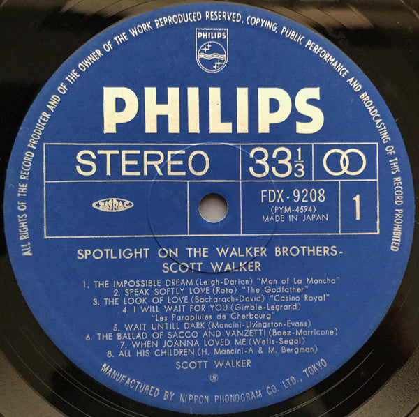 Spotlight On Walker Brothers = ウォーカー・ブラザーズ・スコット・ウォーカー/グレイテスト・ヒッツ32