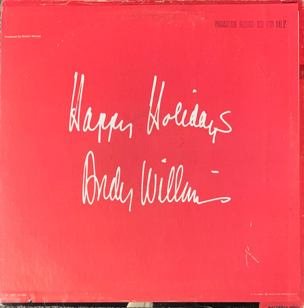 Release: The Andy Williams Christmas Album-Vinyl-US-None-CS 8887-15360609