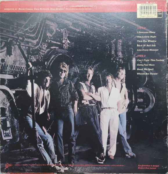 Release: Wheels Are Turnin'-Vinyl-US-1984-QE 39593-28526248