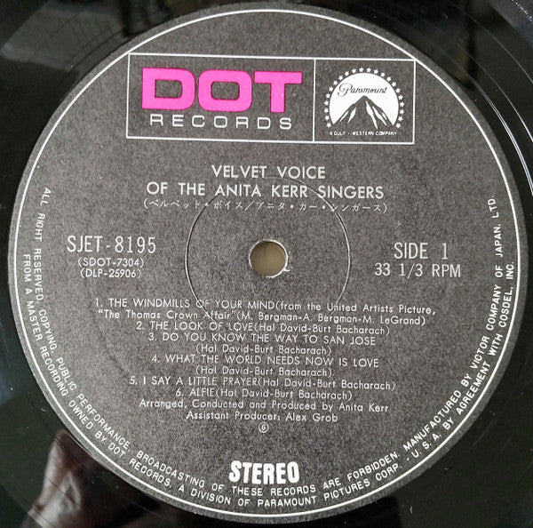 Velvet Voices Of The Anita Kerr Singers