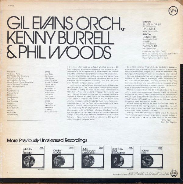 Release: Previously Unreleased Recordings-Vinyl-US-1974-V6-8838, V6 8838-18088579