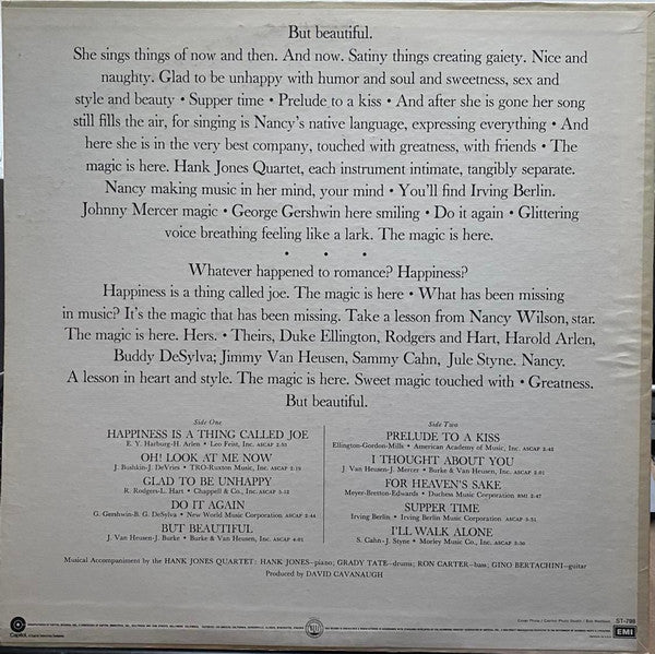 Release: But Beautiful-Vinyl-US-1971-ST-798-22345540