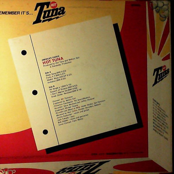 Master Release: America's Choice by Hot Tuna