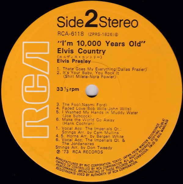 "I'm 10,000 Years Old" Elvis Country