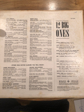 Release: 12 Big Ones-Vinyl-US-1960-LSP-2332-13957349