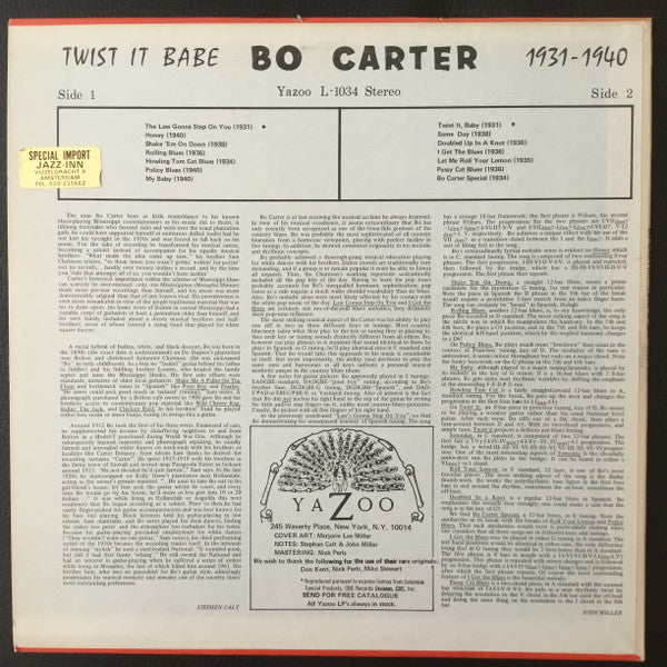 Twist It Babe 1931-1940