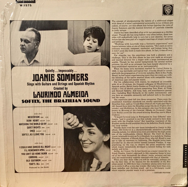 Release: Softly, The Brazilian Sound-Vinyl-US-1968-WS 1575-13660612
