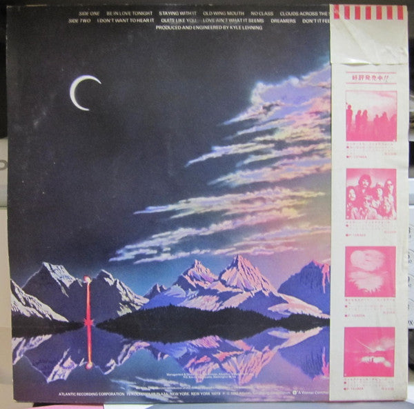 Release: Clouds Across The Sun-Vinyl-Japan-1980-P-10961A-22122775