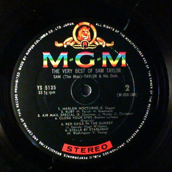 Very Best Of Sam Taylor