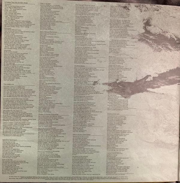 Release: The Hissing Of Summer Lawns-Vinyl-US-None-7E-1051-18111748