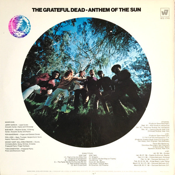 Master Release: Anthem Of The Sun by The Grateful Dead