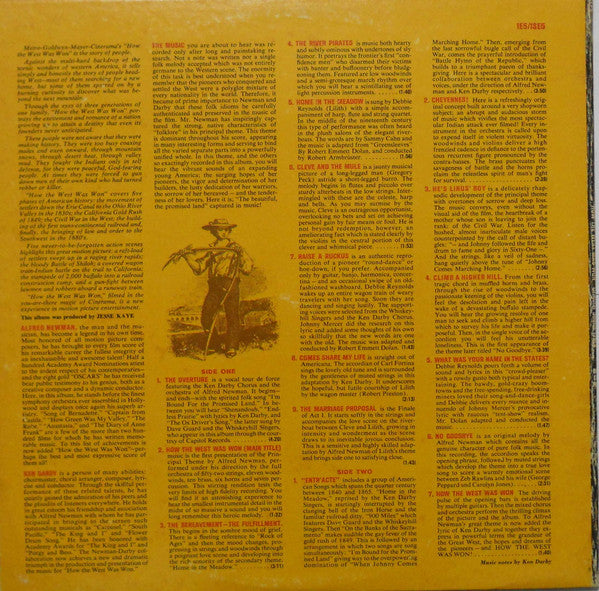 How The West Was Won, Original Soundtrack