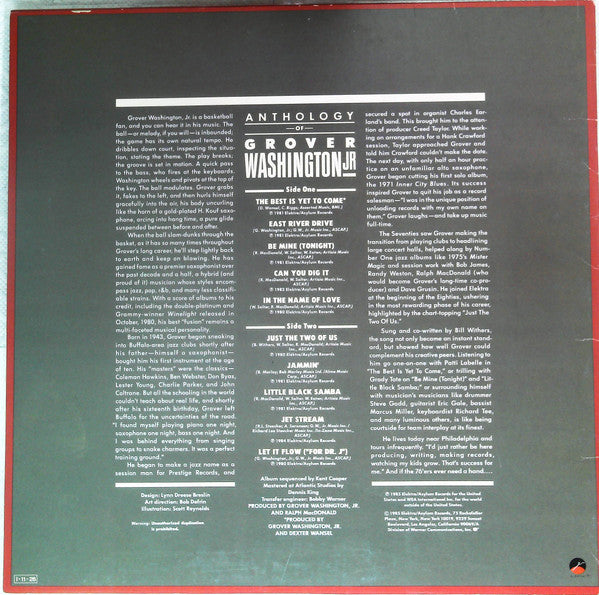 Anthology Of Grover Washington Jr.