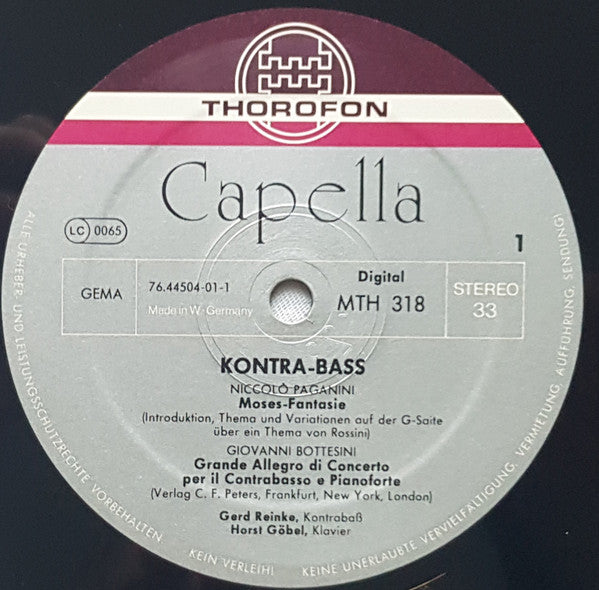 Musik Für Kontrabass Und Klavier