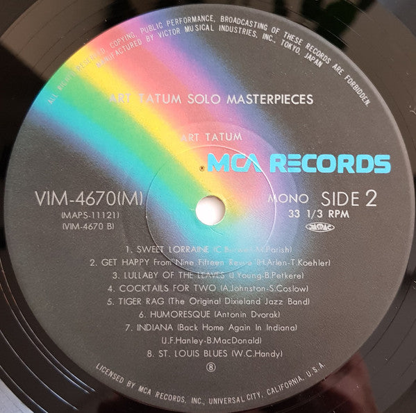 Art Tatum Solo Masterpieces