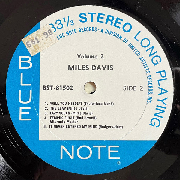 Release: Volume 2-Vinyl-US-1971-BST-81502-18990712