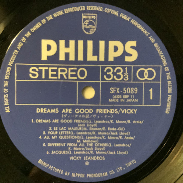 Dreams Are Good Friends = ヴィーナスの涙