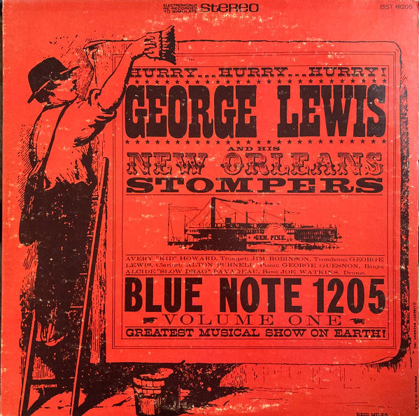 Release: George Lewis And His New Orleans Stompers (Volume 1)-Vinyl-US-1971-BST 81205, BST 81205-28765318