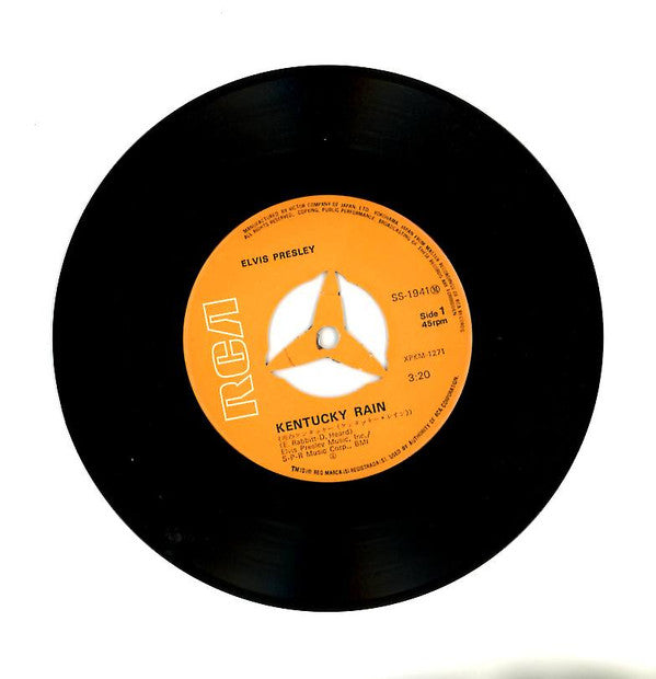 Release: Kentucky Rain / My Little Friend-Vinyl-Japan-1969-SS-1941-12733525