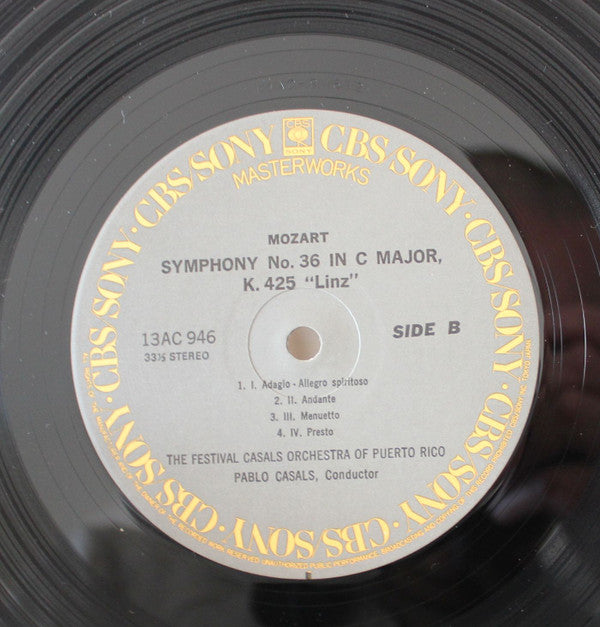 Casals Conducts Mozart: Symphony No. 35 "Haffner" Symphony No. 36 "Linz"