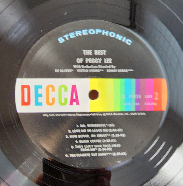 The Best Of Peggy Lee