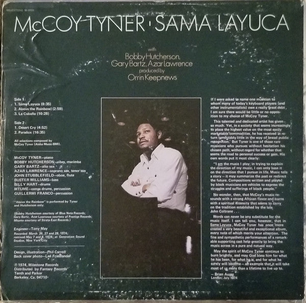 Release: Sama Layuca-Vinyl-US-1974-M-9056-15097953