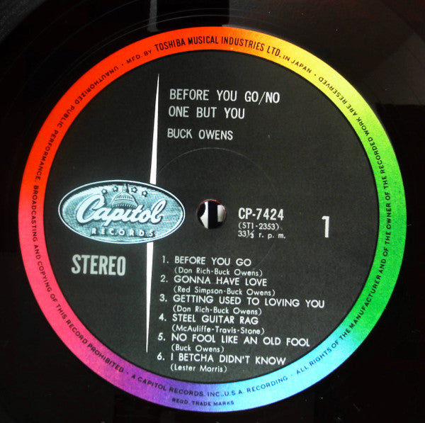 Before You Go / No One But You