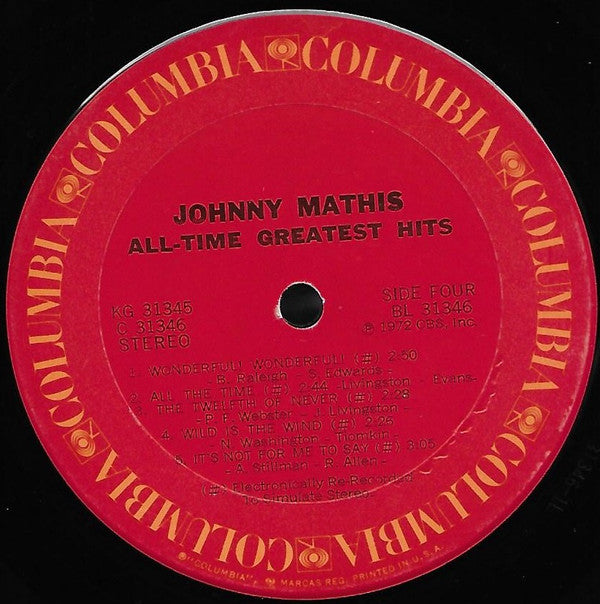 Johnny Mathis' All-Time Greatest Hits