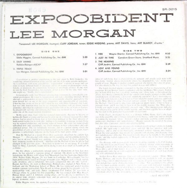 Release: Expoobident-Vinyl-US-None-SR 3015, VJLP 3015-22684079