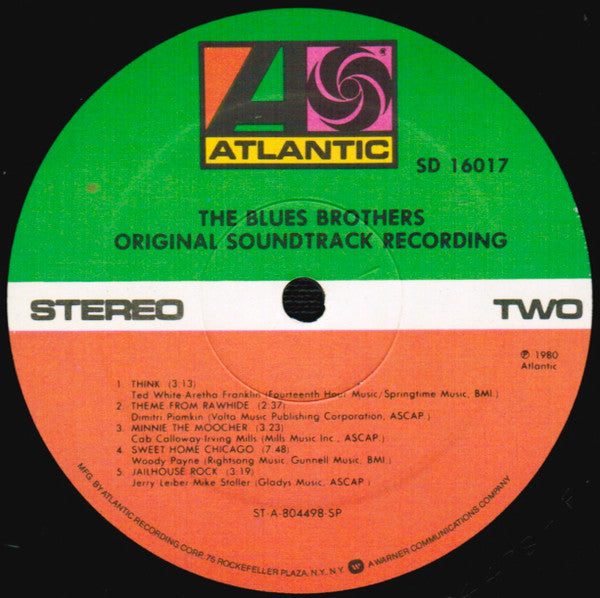 The Blues Brothers (Original Soundtrack Recording)