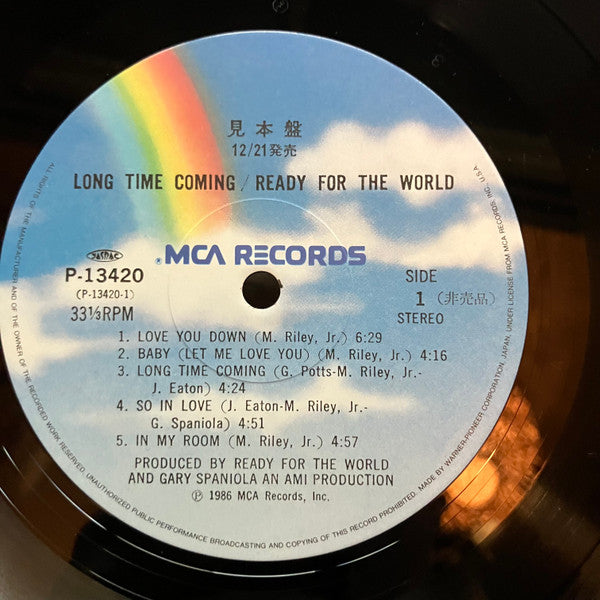 Release: Long Time Coming-Vinyl-Japan-1986-P-13420-31078844