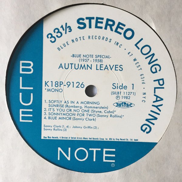 Autumn Leaves - Blue Note Special 1957 - 1958