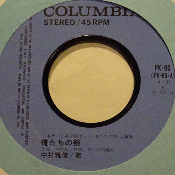 Release: Unknown Release-Vinyl-Japan-1977-PK-80-11176274