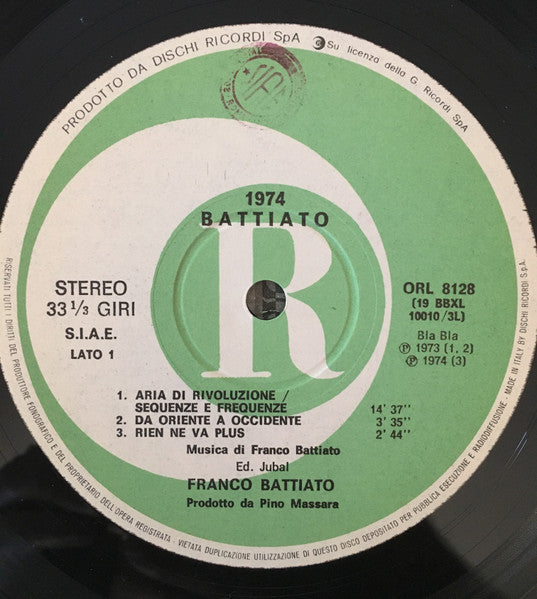 1974  Sulle Corde Di Aries / Clic