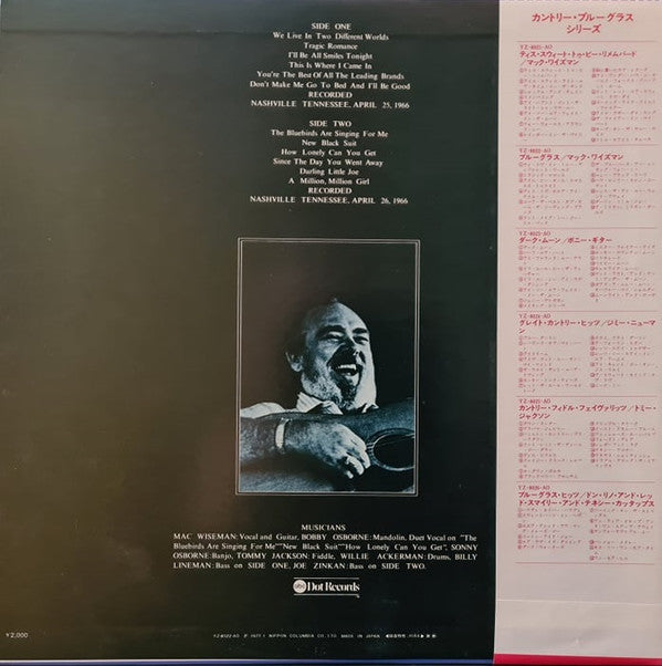 Master Release: Bluegrass by Mac Wiseman