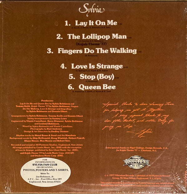 Release: Lay It On Me-Vinyl-US-1977-VI-131-22870625