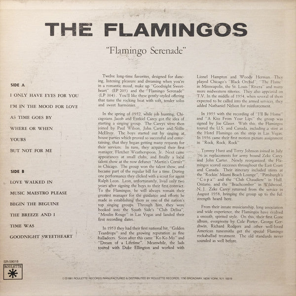 Master Release: Flamingo Serenade by The Flamingos