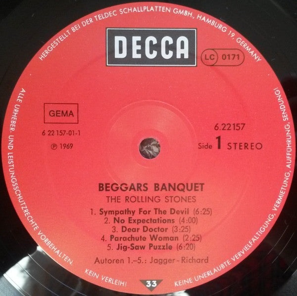 Beggars Banquet