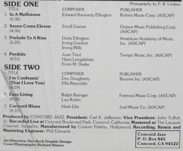 Seven, Come Eleven (From Their Live Performance At The Concord Summer Festival)