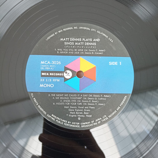 Plays And Sings Matt Denis